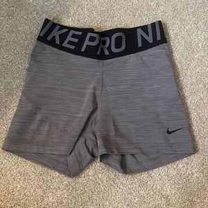 Nike Pros, Grey, Size Small